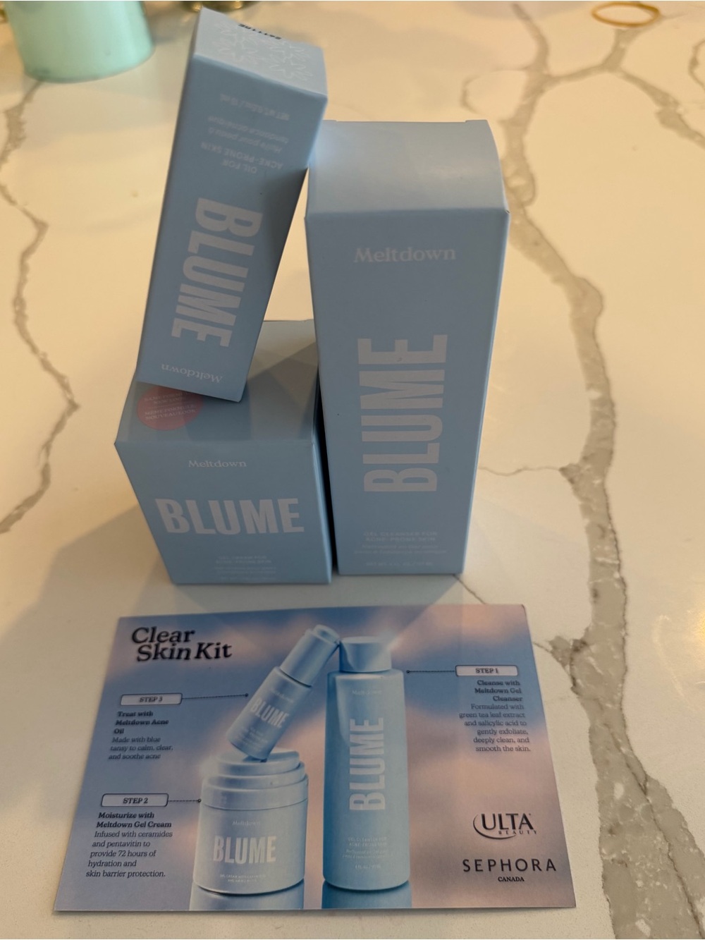 BLUME Meltdown Clear Skin Kit – Light Blue